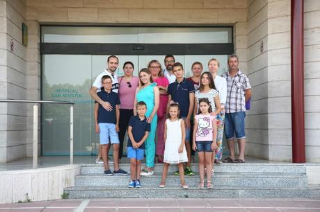 Hospital San Agustín ha realizado reconocimientos médicos a niños bielorrusos afectados por el desastre de Chernobyl