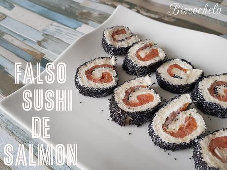 FALSO SUSHI DE SALMÓN