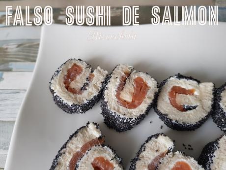 FALSO SUSHI DE SALMÓN