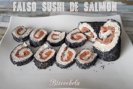FALSO SUSHI DE SALMÓN
