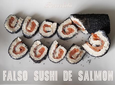 FALSO SUSHI DE SALMÓN