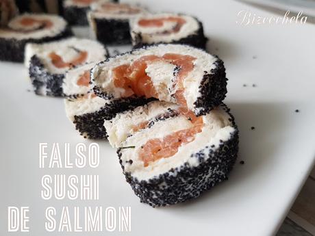 FALSO SUSHI DE SALMÓN