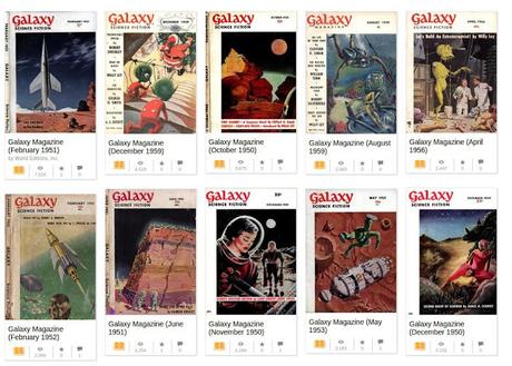 Galaxy Science Fiction Magazine (1950-76) en Archive.org