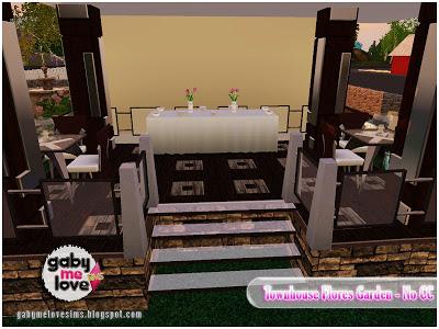 Townhouse Flores Garden |NO CC| ~ Lote Residencial (Sims 3)