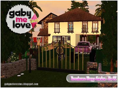 Townhouse Flores Garden |NO CC| ~ Lote Residencial (Sims 3)