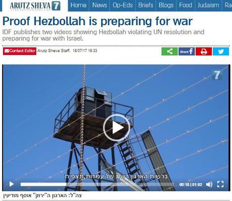 Hezbolah se está preparando para agredir a Israel.