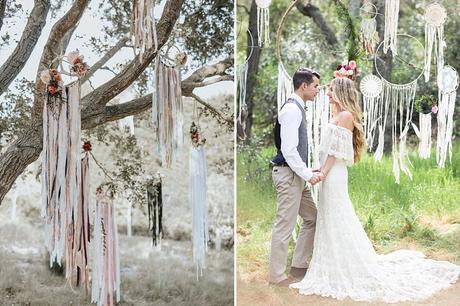 Inspiración para una boda de estilo boho