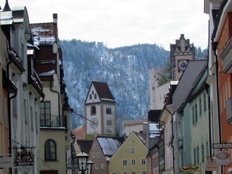Fachadas de Fussen. Alemania