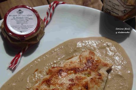 SOLOMILLO DE PAVO CON SALSA DE CASTAÑAS Y ROQUEFORT
