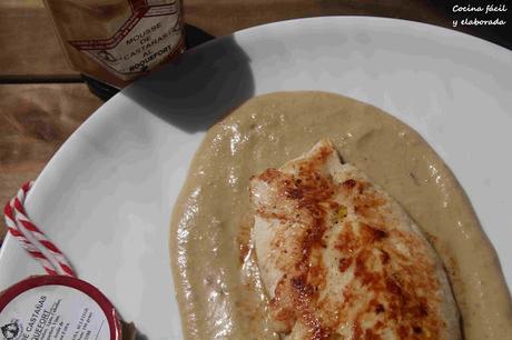 SOLOMILLO DE PAVO CON SALSA DE CASTAÑAS Y ROQUEFORT