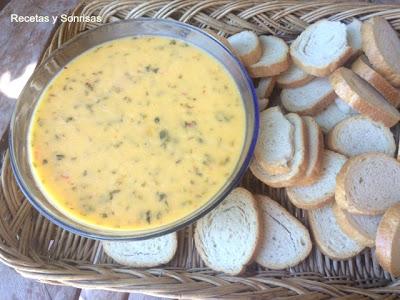 CREMA DE QUESO CHEDDAR Y ORÉGANO