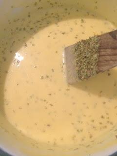 CREMA DE QUESO CHEDDAR Y ORÉGANO