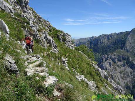 Pasada del Picayo: Saliendo de la zona protegida