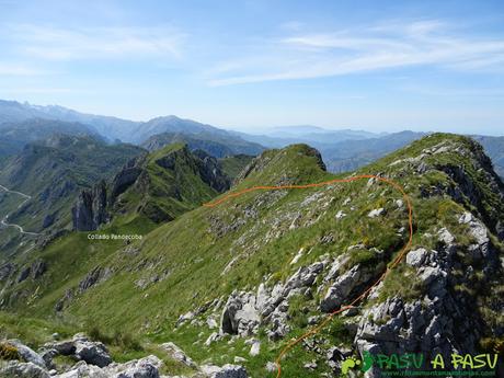 Ruta al Cueto Cerralosa y Jajao: Camino al Collado Pandecoba