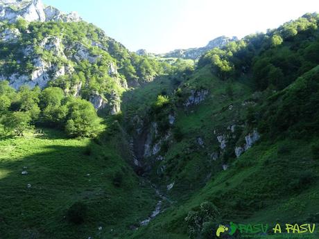 Ruta al Cueto Cerralosa y Jajao: Argayo en la zona de la Braña Sombejo