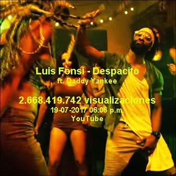 Trágica globalización: 38 % de la humanidad ha escuchado a Luis Fonsi