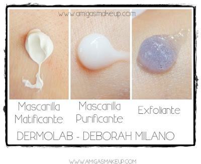 Exfoliante y mascarillas Dermolab 