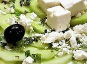 Ensalada pepino queso feta