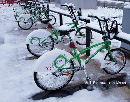 Santiago bajo la nieve