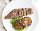 Solomillo cerdo asado piña