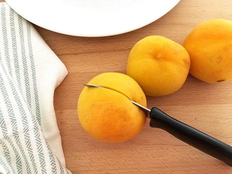 recetas delikatissen postres sanos postres rápidos postres con melocotón postres con fruta melocotones al grill Melocotones a la parrilla con helado grilled peaches 