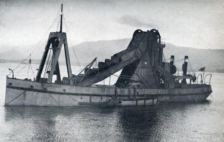 La draga “Santander”