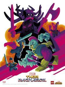Póster LEGO de Thor: Ragnarok