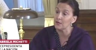 La brutal mentira de Michetti en un canal internacional