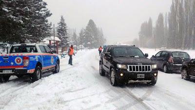 El Servicio Meteorológico Nacional lanzó un alerta por fuertes nevadas en la cordillera
