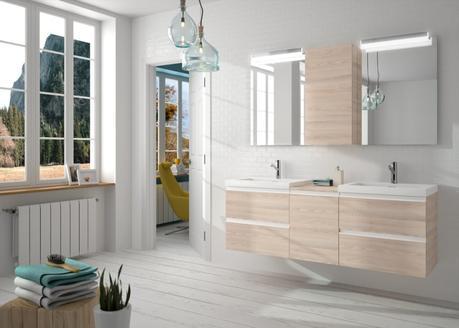 salgar serie spirit Salgar muebles y accesorios de baño muebles para baño mamparas lavabos de posar espejos antivaho decoración nórdica decoración moderna decoración de baños 