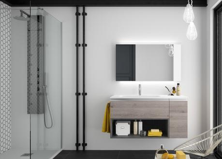 salgar serie spirit Salgar muebles y accesorios de baño muebles para baño mamparas lavabos de posar espejos antivaho decoración nórdica decoración moderna decoración de baños 