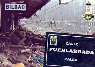 Fuenlabrada Kalea en Etxebarri (ayuda en las inundaciones de 1983)