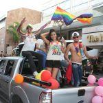 Realizan marcha del orgullo LGBT en San Luis Potosí: acude Lady Wuu