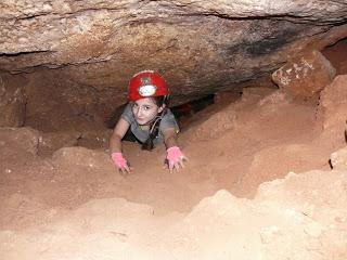 Actividades de Espeleología con los peques