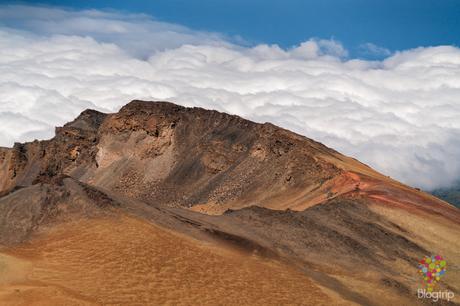 Cráter de Pico Viejo visto desde el mirador en el volcán Teide