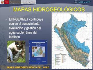 MAPA HIDROGEOLÓGICO DEL PERÚ ES PUBLICADO POR EL INGEMMET