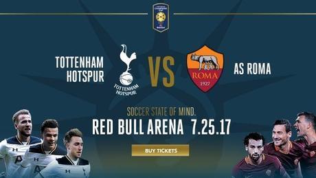 Tottenham vs AS Roma en Vivo – International Champions Cup – Martes 25 de Julio del 2017