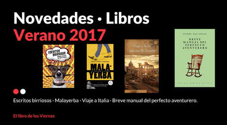 Libros para el verano 2017 (I)