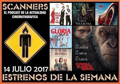 Estrenos de la Semana 14 Julio de 2017 por el Podcast Scanners