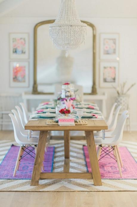 mesa madera vintage y eames