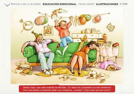 EDUCACIÓN EMOCIONAL   ¿Hablamos?   Ilustraciones para trabajar la Educación Emocional en casa o en la escuela. Ilustraciones 008
