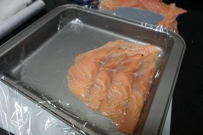 Pastel de salmón frío