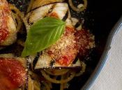 Rollitos berenjena spaghetti norma