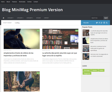 Descargar Plantillas Profesionales para Blogger y Wordpress Optimizado con SEO