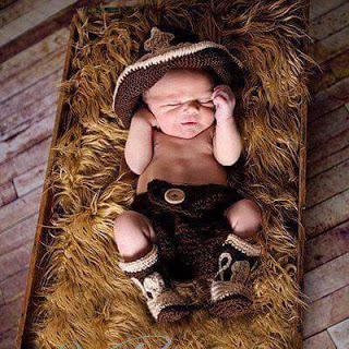 disfraz de vaquero tejido croche