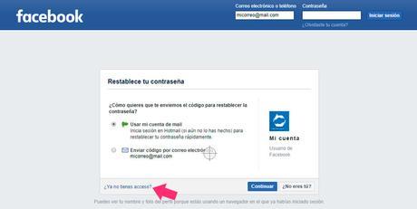 Configura tu cuenta de Facebook para que tus contactos de confianza te envíen un código de recuperación de tu Cuenta