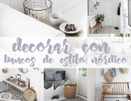 Inpírate: DECORA CON BANCOS DE ESTILO NÓRDICO