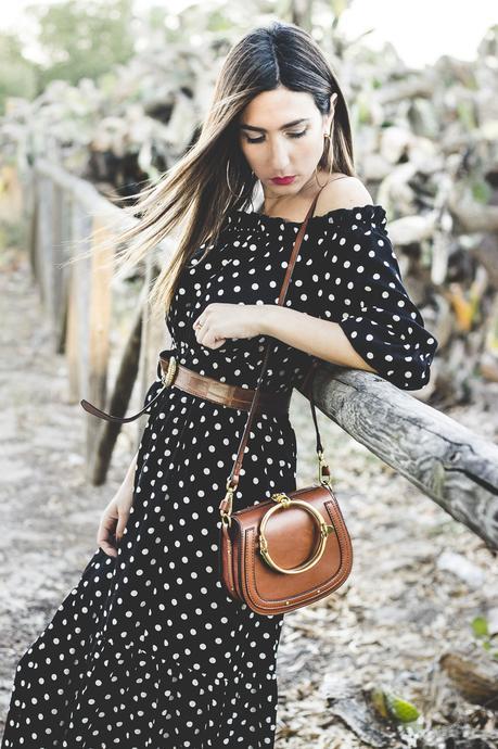 POLKA DOTS MAXI DRESS