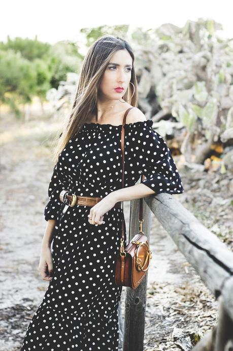 POLKA DOTS MAXI DRESS