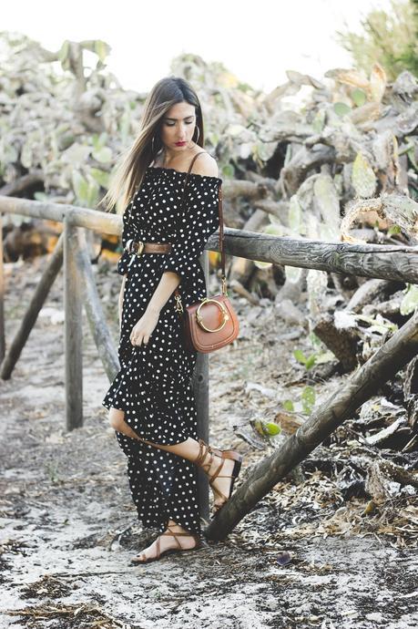 POLKA DOTS MAXI DRESS